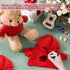 6 PCS Stuffed Bear Clothes Tee Shirt Sublimation Plush Bear Shirts Classic Stuffed Animal Bear T Shirts Hoodie 14-18 Inches Stuffed Bear Dolls...