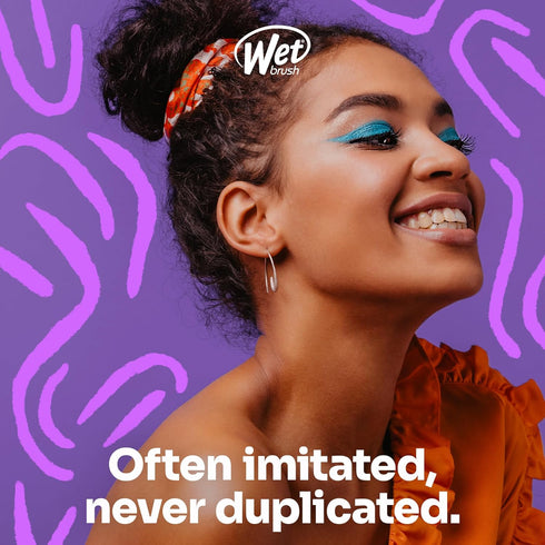 Wet Brush Original Detangling Brush, Lavender (Electric Forest) - Detangler Brush with Soft & Flexible Bristles - Detangling Brush for Curly Hair ...