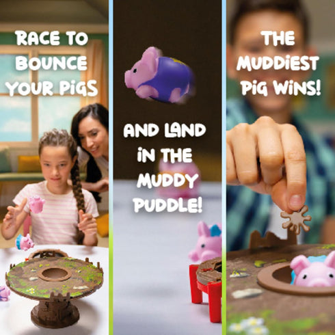 PlayMonster Pigs on Trampolines Game, Fun Board Games for Kids 6-8, Family Games, Trampoline Toys, Flying Pigs Game for Kids, Fast Action Games fo...