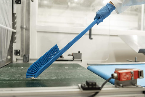 Vikan Ultra-Slim Cleaning Brush with Long Handle, 23.62" Medium, Blue, One size, Multi...