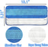 4Pack Reusable Microfiber Mop Pads for Bona Mop, Bona Hardwood & Hard-Surface Floor Cleaner, 18" Cleaning Mop Refill Pad Washable Wet Dry Pads Swe...