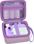 PAIYULE Kids Camera Case for Instant Cameras - Storage Holder Bag Compatible with Digital Video Cameras for Girls and Toddlers - Purple...