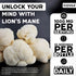 Lion's Mane Supplement Capsules - 60 Capsules (30-Day Supply), Supports Focus, Clarity, Memory, and Overall Cognition. Organic Nootropic Supplemen...