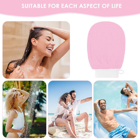 Exfoliating Glove Body Scrubber Exfoliator 1 PC Korean Washcloth Skincare Remover Deep Scrub Loofah Cleansing Mitts Exfoliate Cloth Exfoliation Sc...