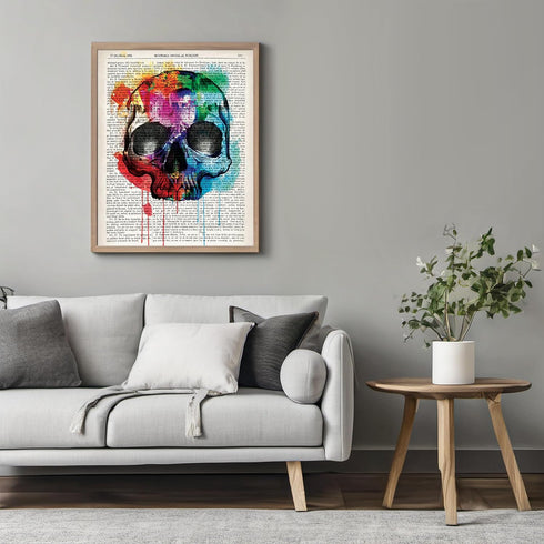 Posterizer 1 pcs-DJ Chimp Dictionary Art-Art for Animal Lovers-Urban Art-Gift for Street Art, Mural Fans-Decor for Home & Office- unframed wall ar...
