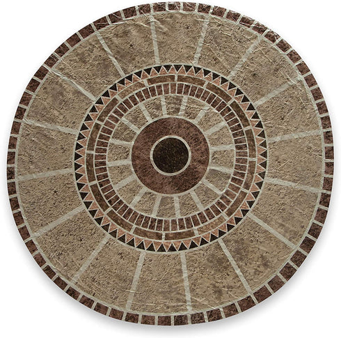Jobar Decorative Stretch Table Cover (Mosaic), one Size, 1 Count (Pack of 1)...