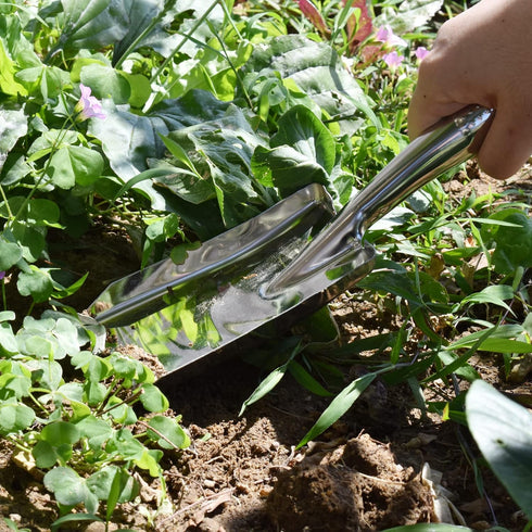 Garden Trowel Stainless Steel Hand Shovel, Small Shovels for Gardening, Gardening Hand Spade Tool for Planting, Transplanting, Weeding, Digging...
