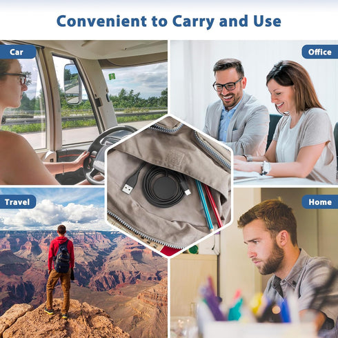 2 in 1 Samsung Watch Charger Cable Wireless Magnetic Charging Dock Compatible with Samsung Galaxy Watch 6 Classic/6/5 Pro/5/4 Classic/4/3/Active 2...