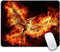 Large Mouse Pad, Cool Fire Phoenix MousePad Office Computer Laptop Mouse Pad with Stitched Edges, Non-Slip, Washable Personalized Design Art Mouse...