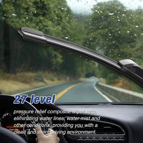 28"+28" Water Repellent Windshield Wiper Blades Replacement For Ford Fusion 2019-2013,Escape 2020-2013,Focus 2018-2012,Edge 2020-2015 OEM Quality ...