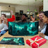 CZYY DM Screen 4-Panel Cardboard Game Master Screen with Erasable & Clear Pockets, Gloomy Castle Artwork Game Master Shield Tool for Dungeon Maste...