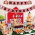 24pcs Farm Animals Party Favor Straws,Reusable Drink Birthday Party Straws,Chicken Sheep Horse Cow Pig Farm Party Supplies With 2 Cleaning Brushes...