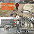 Heavy Duty Three Dog Leash, 3 Dog Leash No Tangle Detachable 360° Swivel Device, Multiple Dog Leash with Padded Handle, for Walking and Training T...