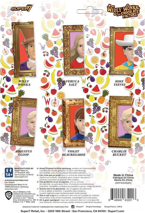 Super7 Willy Wonka & The Chocolate Factory ReAction Figures Wave 02 - Charlie Bucket Action Figure...