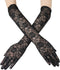 BABEYOND Lace Gloves for Women – Long Floral Wedding Gloves for Bride Satin Gloves Elbow Length Flapper Accessories...