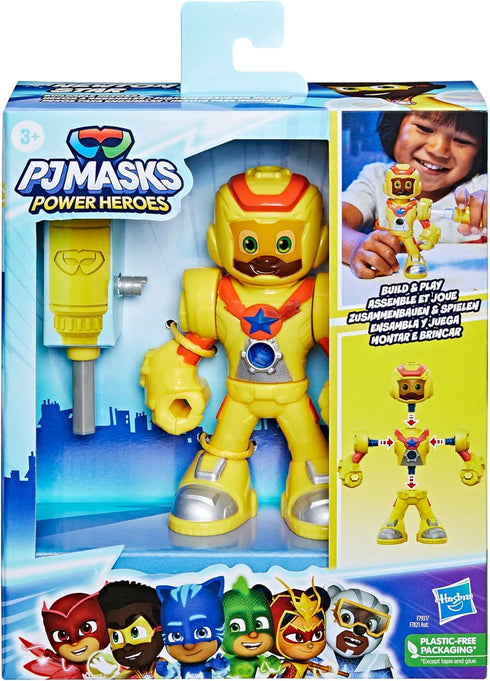 PJ Masks Power Heroes Buildable Heroes, Newton Star Action Figure, Easy-to-Assemble, Superhero Toys, Ages 3 Years and Up...