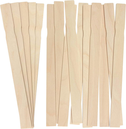 15 Pack Wooden Paint Stir Sticks, Paint Stirrers, 12 Inch Paint Mixing Sticks for Epoxy and Resin, Library and Garden Markers...