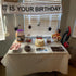 50 PCS It Is Your Birthday Banner Set, The Office Merchandise Vinyl Banner with Metal Hanging Grommets, Balloons, Paper Streamer and Tape for Birt...