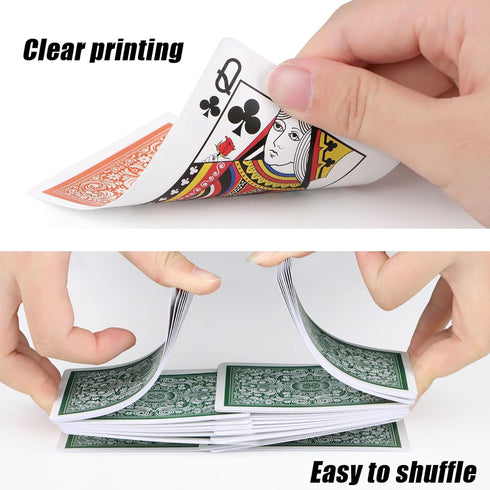 Playing Cards 12 Pack,Decks of Cards,Poker Cards Set,Standard Playing Cards Bulk with 6 Unique Colors,Card Games for Adults and Family,Suitable fo...