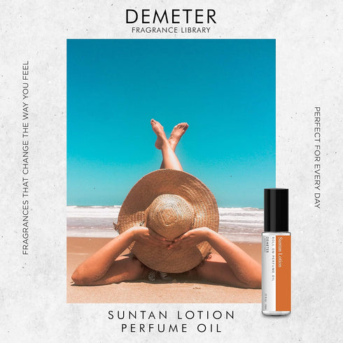 DEMETER Suntan Lotion Perfume Oil Roll on, 33 Oz, Long-Lasting...