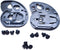 HJC Gear Plate Set for HJ-09, CS-R1, FS-15, CL-17, CS-ST, CL-15 Helmets...