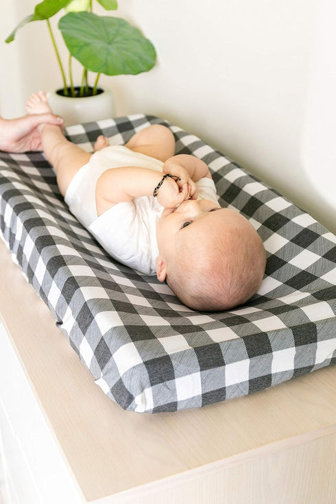 Copper Pearl Premium Knit Changing Pad Cover Soft, Stylish, and Universal Fit for All Standard Diaper Changing Pads, Trendy Design Changing Pad Co...