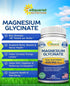 aSquared Nutrition Magnesium Glycinate 400mg - 180 Tablets - Max Strength Magnesium Bisglycinate Supplement -Maximum Bioavailability & Absorption-...