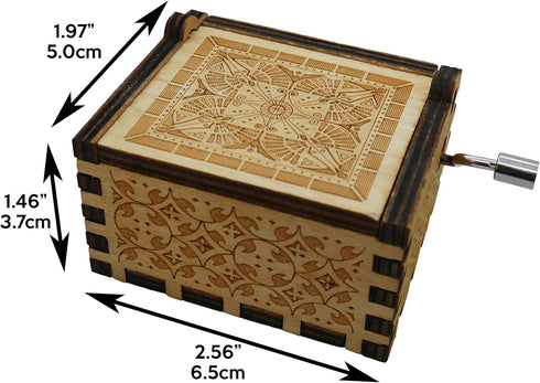 Small O Come All Ye Faithful Wood Music Box Gifts for Christian Women Men Religious Wooden Boxes Presents: Women, Men, Mom, Dad, Easter, Easter, B...