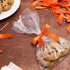 Bright Creations 100 Pack Orange Twist Tie Bows for Treat Bags - 3" Small Satin Ribbons Orange Twist Ties for Craft Decoration, Gift Wrap, Themed ...