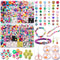 960Pcs Polymer Clay Beads Bracelet Making Kit, 48 Styles Trendy Cute Fruit Smile Face Mixed y2k Beads Charms for Bracelets Necklace Earring Jewelr...