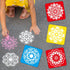 36pcs Mandala Drawing Stencils for Kids 8 Inch Sidewalk Chalk Stencils Painting Large Washable Reusable Mandala Themed Primary Shape Template for ...