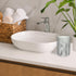 Santorini Resin Bathroom Tumbler - Decorative Toothbrush Holder Cup for Bathroom Vanity Organizer and Countertop Decor...
