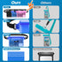 Waterproof Phone Pouch Fanny Pack : 3 Large Water Proof Holder with Waist Strap - Beach Essentials Small Dry Bag Case Wallet Key Protector for iPh...