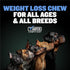Bully Max 2-in-1 Dog Weight Loss Supplement Chews for Adult & Senior Dogs - Dog Food Supplements for Immunity, Joint Health & Weight Control - Dog...