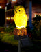 Owl Solar Decorative Garden Stake Lighting, Waterproof Cute Animal Outdoor Figurine Lights Ornament Statue Decor for Pathway, Patio, Lawn Housewar...