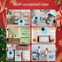 Mini Sticker Printer Inkless Thermal Sticker Maker Machine, Bluetooth Mini Pocket Printer with 5 Thermal Paper for Photo Journal Notes Study Home ...