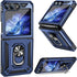 for Samsung Galaxy Z Flip 6 Case with Hinge Protection and 360°Rotate Ring Magnetic Kickstand, Samsung Z Flip6 Phone Case for Samsung Galaxy Z Fli...