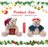 2pcs Plush Teddy Bear, 11.7" TGift Stuffed Bears in Diffrent Styles, Soft Cute Stuffed Animals, Vintage Christmas Teddy Bear Plush Gifts for Girls...