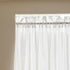 Aquazolax Rod Pocket White Sheer Curtains 72 inches Long Light Filtering Voile Curtain for French/Front Doors/Open Closet (25" Wide, 1 Panel in Wh...