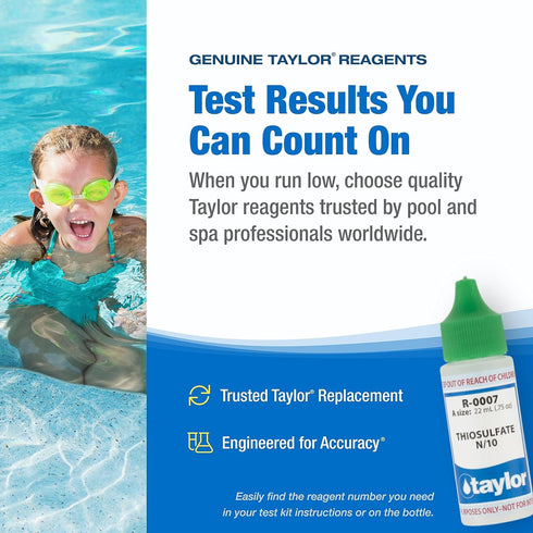 TAYLOR TECHNOLOGIES INC R-0007-A THIOSULFATE #7 N/10 3/4 OZ...