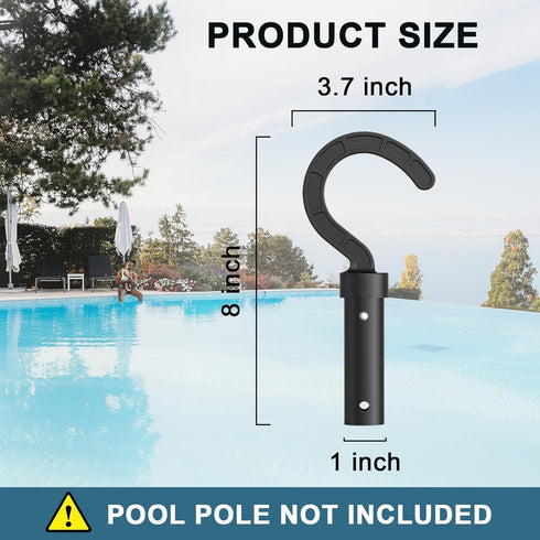 Hook for All Robotic Pool Cleaner, Keyrank Pool Accessories Hook Customized for Pool Vacuum Robot Including Cordless,Above Ground and Underwater,A...