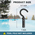 Hook for All Robotic Pool Cleaner, Keyrank Pool Accessories Hook Customized for Pool Vacuum Robot Including Cordless,Above Ground and Underwater,A...