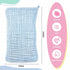 Irenare 6-Piece Large 20x10 Inch Muslin Burp Cloths - Multi-Color, Classic Pattern, Soft Cotton, Absorbent Layers, Baby Burping Cloths, Washcloths...