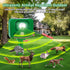 Ultrasonic Animal Repellent Outdoor Deer Repellent Devices Sonic Cat Repellent with Motion Sensor & Strobe Light, Skunk Rabbit Raccoon Repellent S...