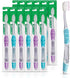 GUM Sensitive Technique Deep Clean Toothbrush, Compact Head, 1ct (12pk)...