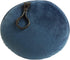 Microbead Bolster Tube Travel Pillow - Compact Neck Roll Pillow for Airplane, Car, or Home - Soft Lumbar Support Pillow - Navy...