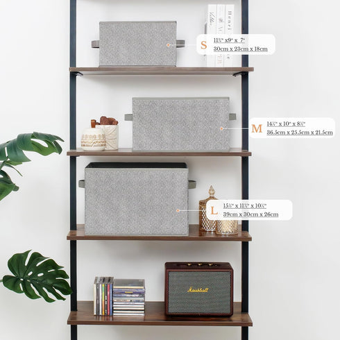 GRANNY SAYS Storage Baskets for Shelves, Fabric Storage Bins with Handles, Collapsible Storage Boxes, Closet Storage Bins, Organizers and Storage,...