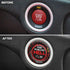 TOOLEPIC Push Start Button Cover for Dodge Challenger Charger Durango Accessories 2015-2025-Engine Start Stop Ignition Switch Kit Interior Accesso...