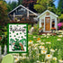 ST PATRICKS DAY Garden Flag 12x18 Inches,Gnome Garden Flag with Clover Design, Weather-Resistant, Double-Sided, Rust-Free, Hardware Not Included, ...