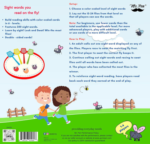 Mr. Pen- Sight Word Games, 300 Sight Words, Educational Games, Reading Games, Sight Words Kindergarten, Sight Words Game, Sight Word Game...